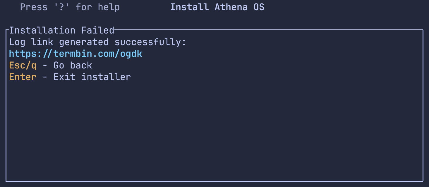 Install Logs