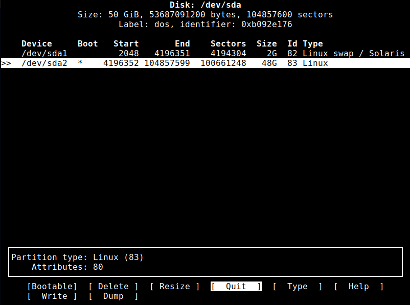 Aegis TUI Partitioning Manual Quit Legacy