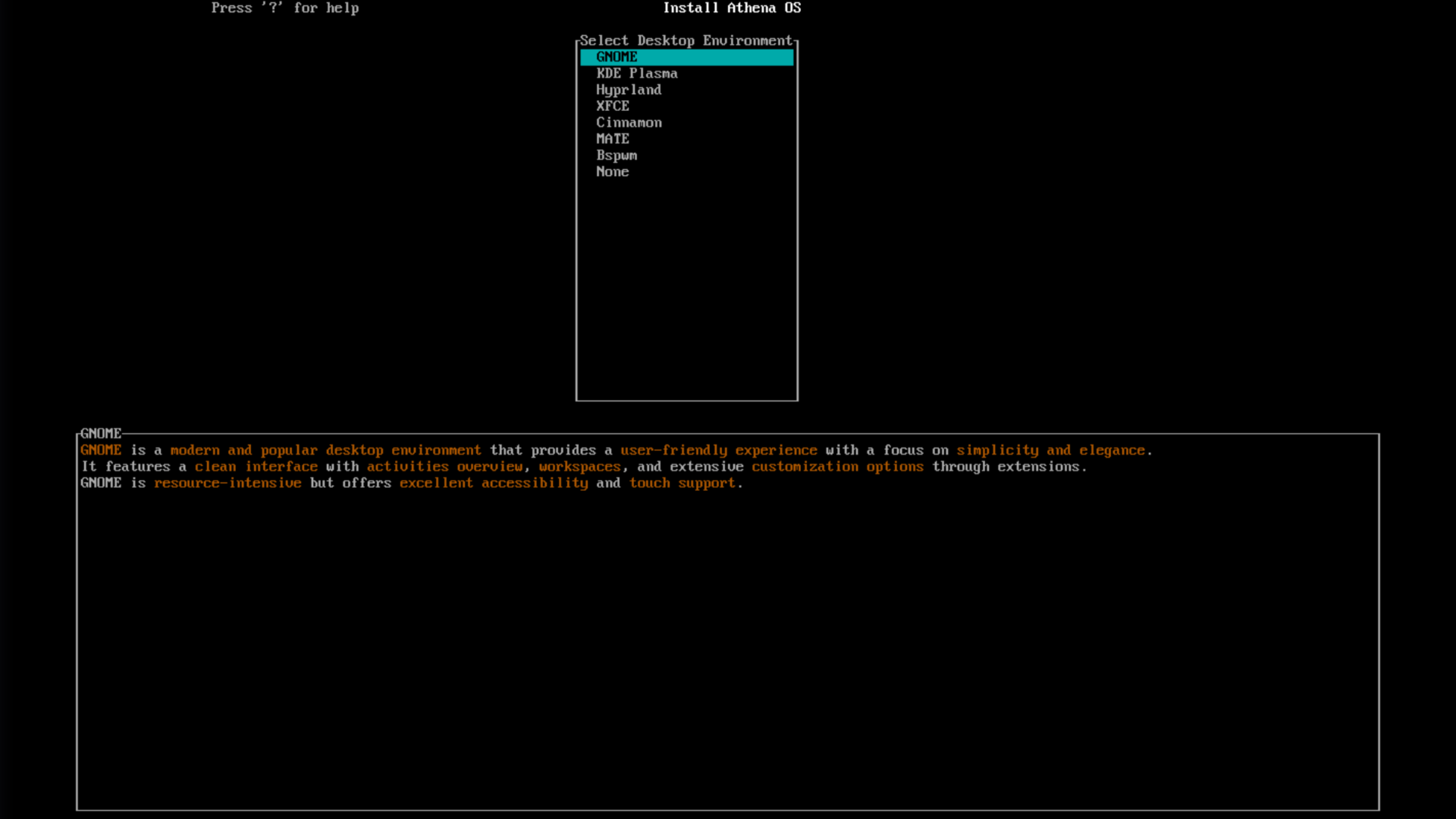 System Desktop