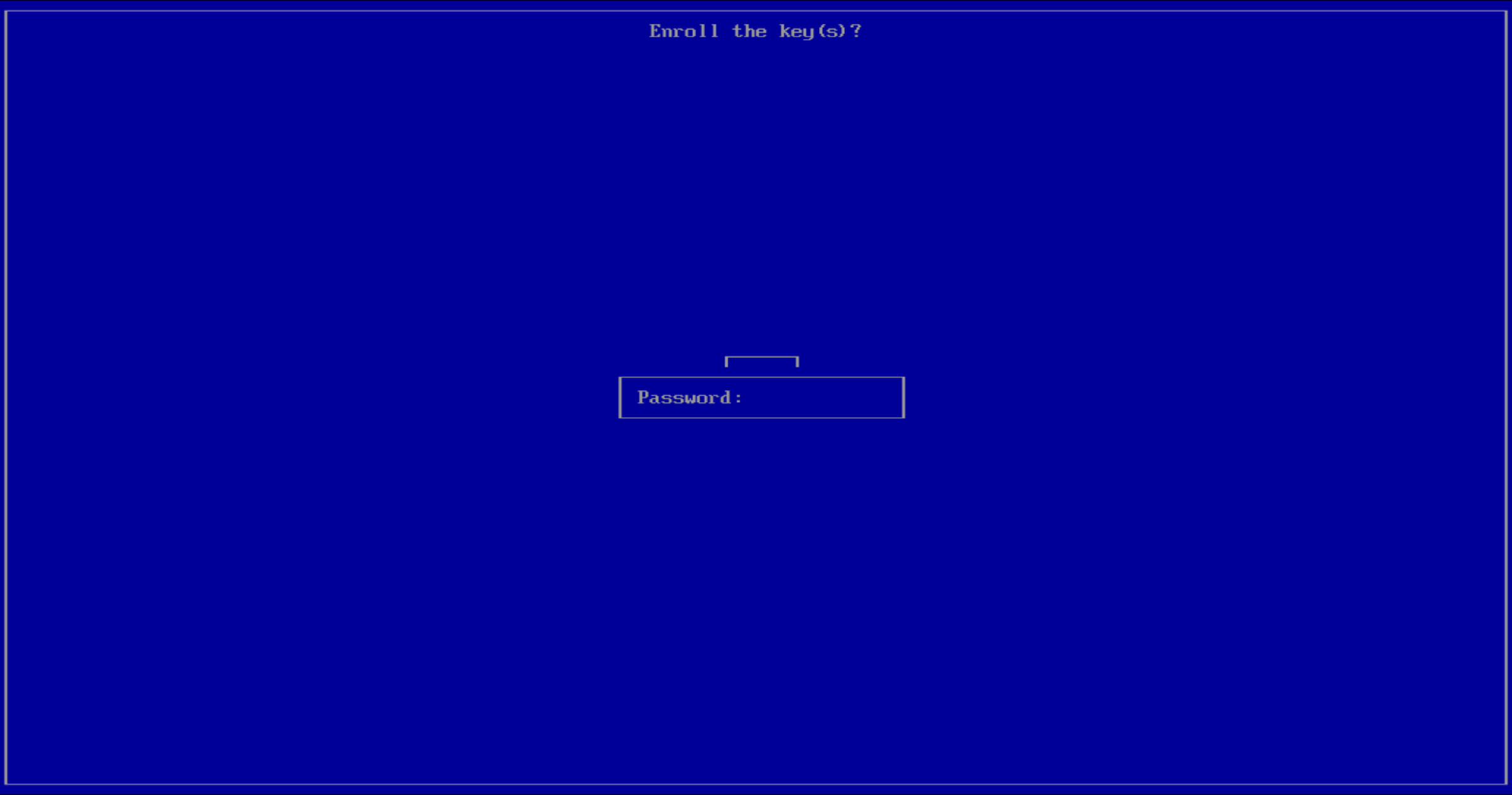 MOK Password