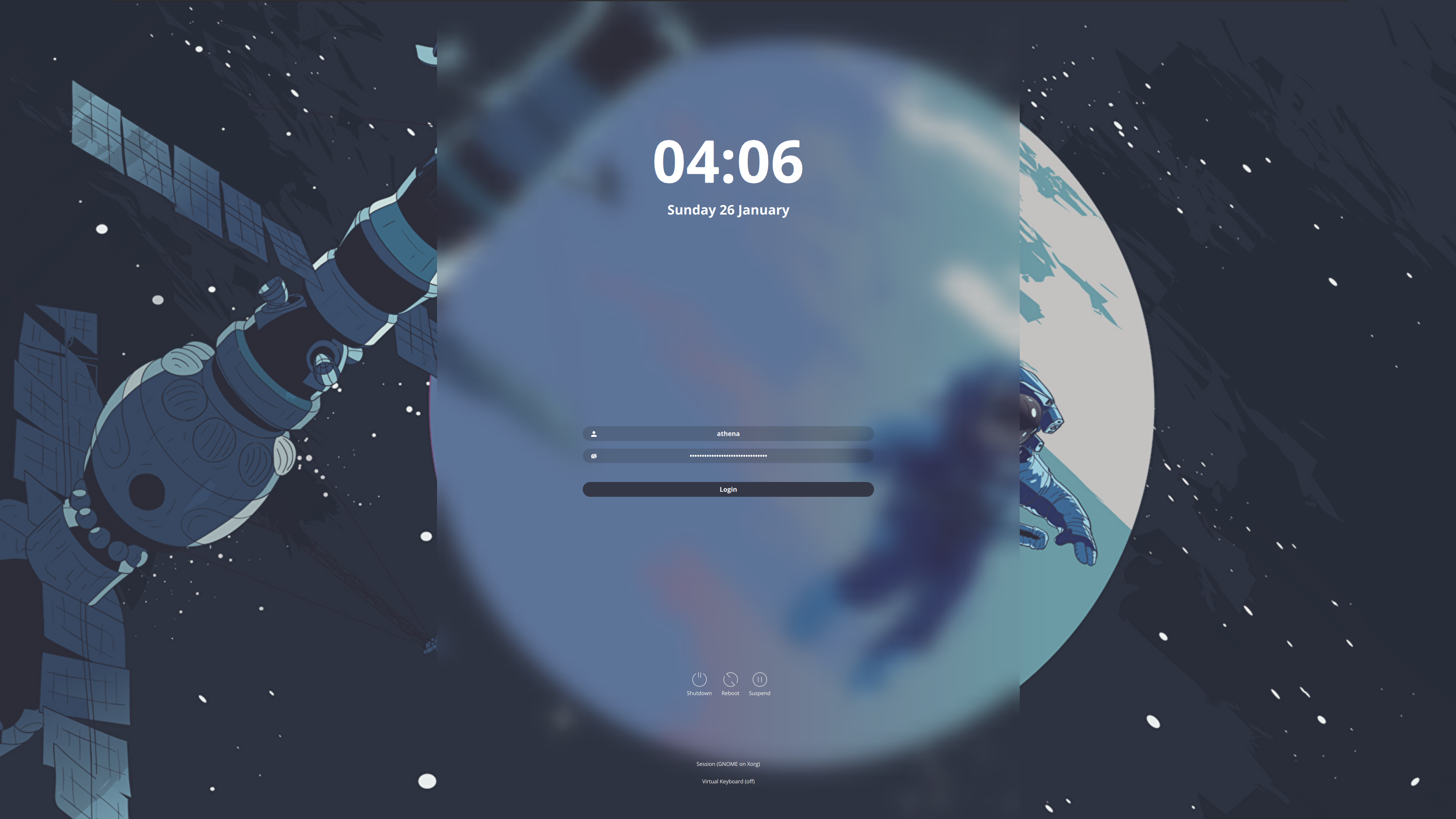 SDDM Astronaut Theme