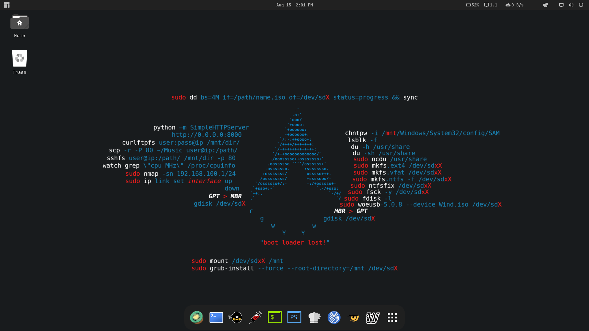 Arch ASCII Wallpaper