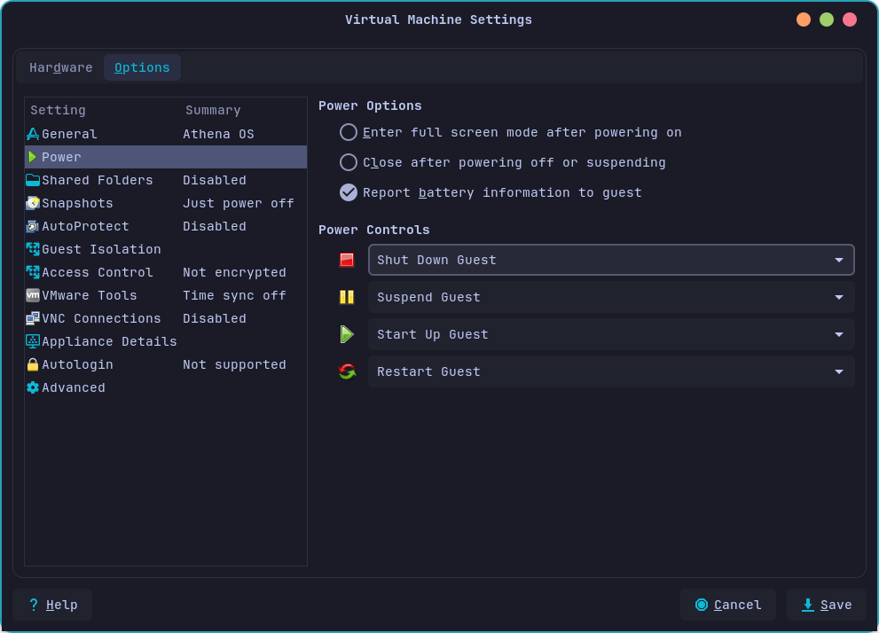 VMware Battery Guest