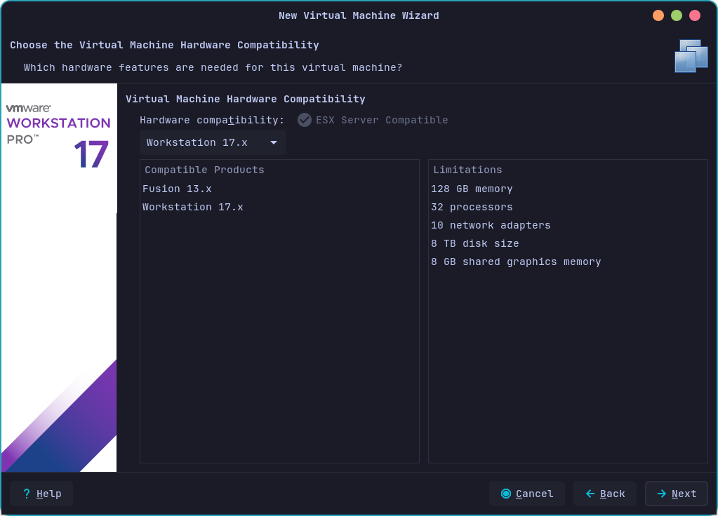 VMware Compatibility