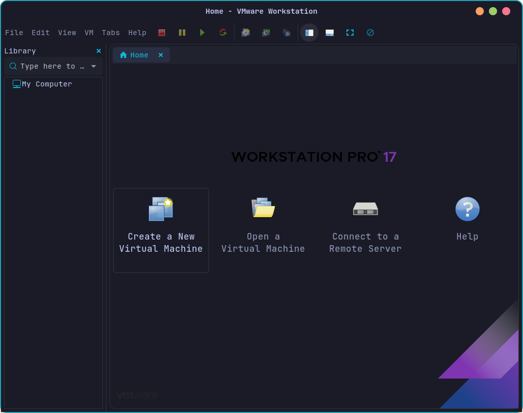 VMware Create VM