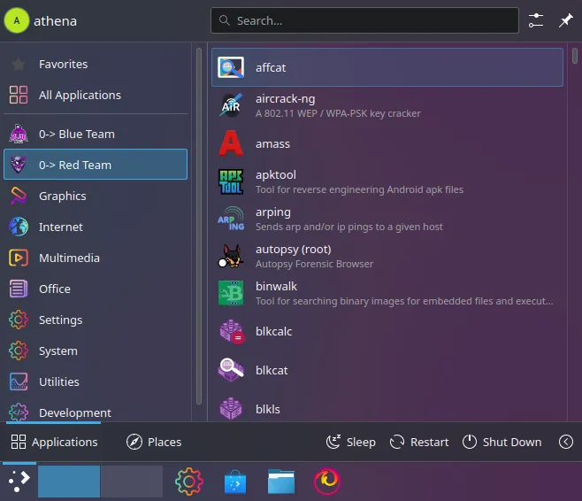 KDE Plasma Bar