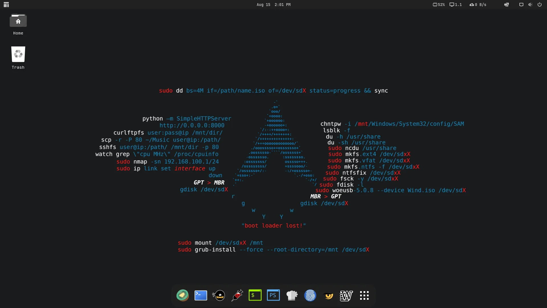 Arch ASCII Wallpaper